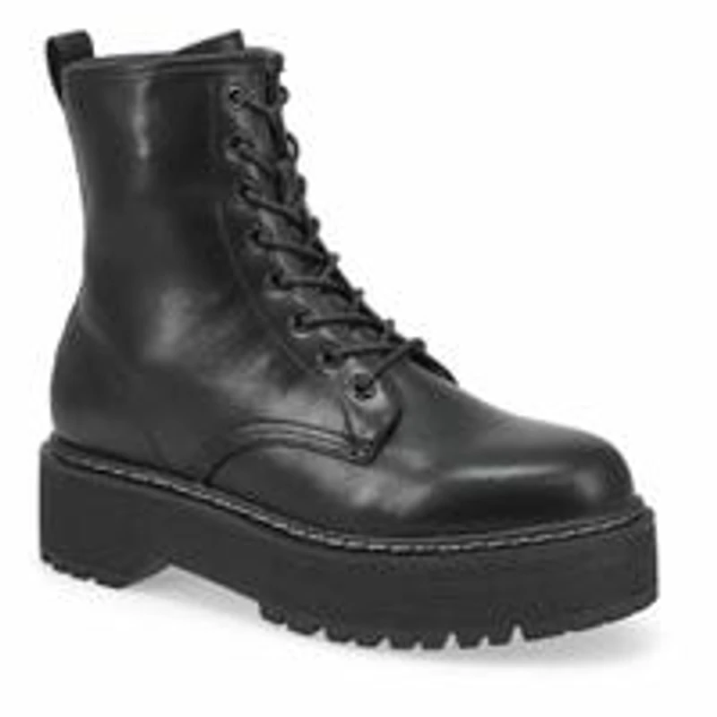 Botte militaire lacée BOLERO, noir, femmes