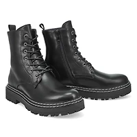 Women's Borris Combat Boot - Black