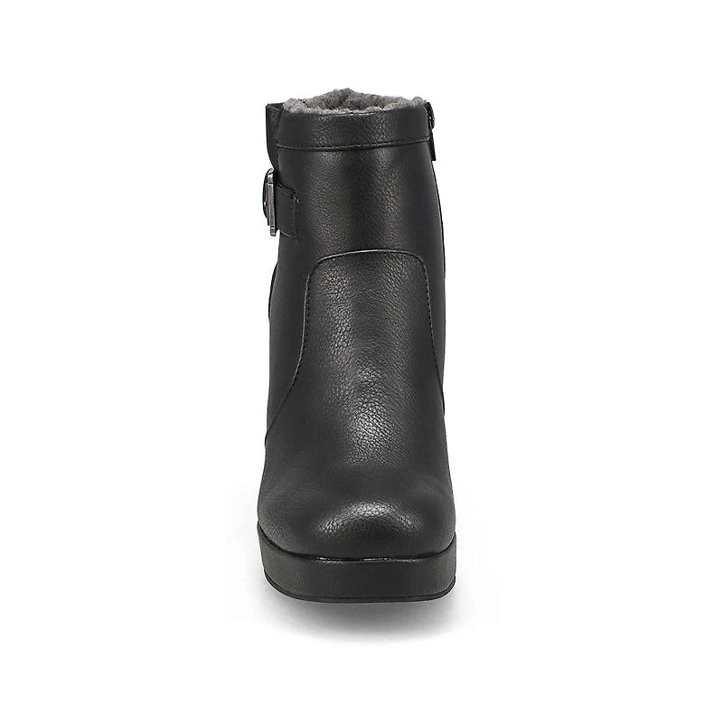 Women's Bree Platform Buckle Bootie - Black