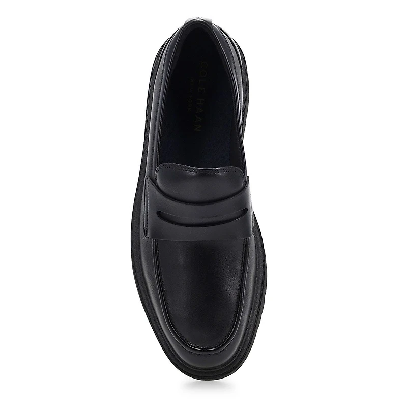 Men's Vestry Grand Lug Sole Penny Loafer - Black