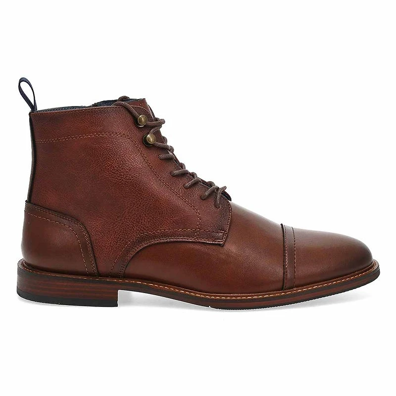 Botte dcontracte en cuir  lacets CAPTAIN, noir,