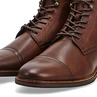 Botte dcontracte en cuir  lacets CAPTAIN, noir,