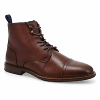 Botte dcontracte en cuir  lacets CAPTAIN, noir,
