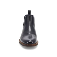 Men's Carmine Leather Chelsea Boot - Black