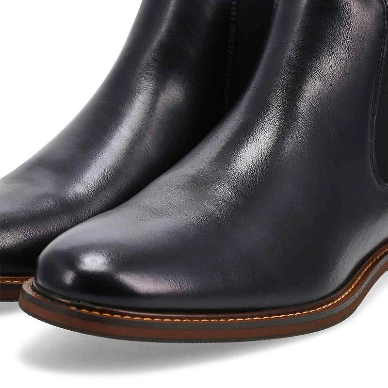 Men's Carmine Leather Chelsea Boot - Black