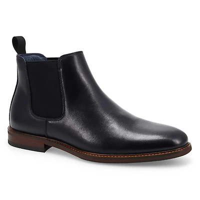 Men's Carmine Leather Chelsea Boot - Black