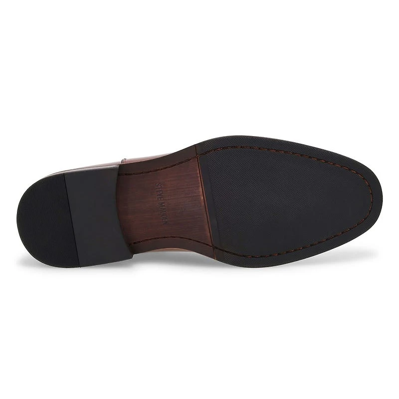 Botte Chelsea Carmine en cuir pour hommes - Noir