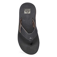 Men's Reef Santa Ana Thong Sandal - Black