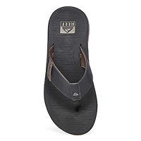 Men's Reef Santa Ana Thong Sandal - Black
