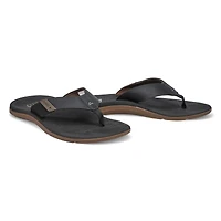 Men's Reef Santa Ana Thong Sandal - Black