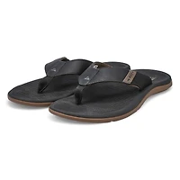 Men's Reef Santa Ana Thong Sandal - Black