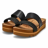 Women's Cushion Vista Hi Sandal - Black Braid