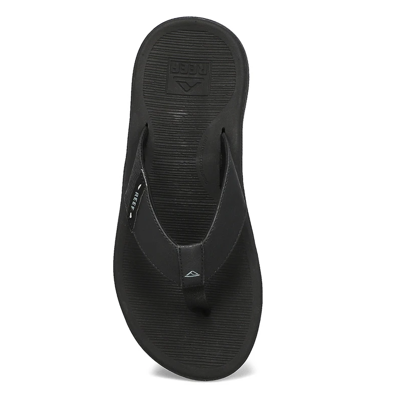 Tongs REEF SANTA ANA, noir intégral, hommes