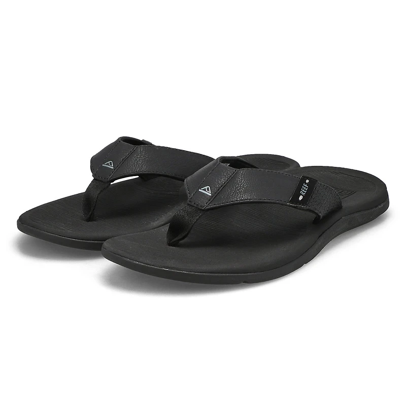 Tongs REEF SANTA ANA, noir intégral, hommes