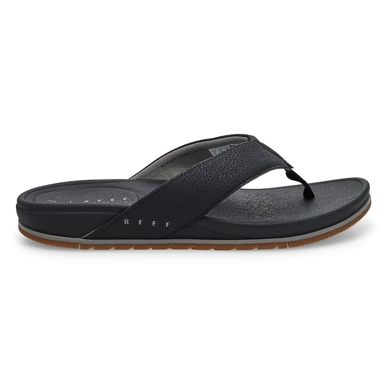 Men's Phantom Bonzer Thong Sandal - Black/Gum