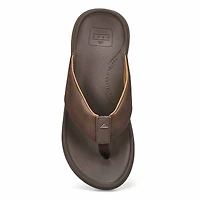 Men's Cushion Norte Sandal - Dark Brown