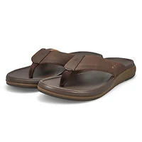 Men's Cushion Norte Sandal - Dark Brown