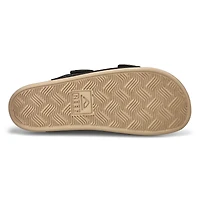 Men's Cushion Tradewind Slide Sandal - Black/Fossi