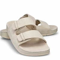 Women's Ojai Two Bar Suede Slide Sandal