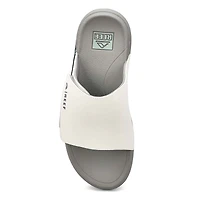 Claquette en cuir CRUISER, gris/vert, hommes