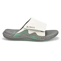 Claquette en cuir CRUISER, gris/vert, hommes