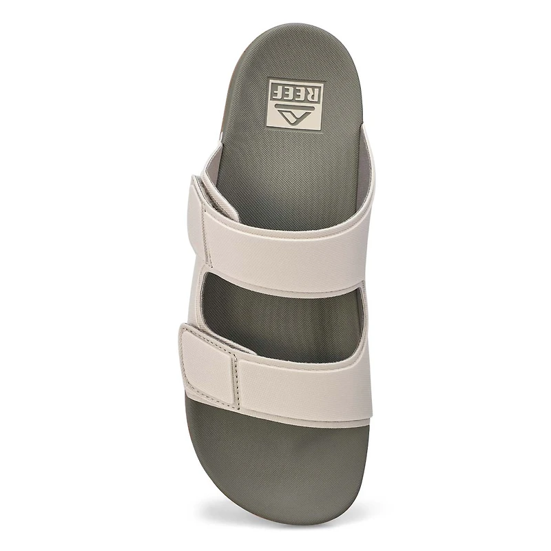 Men's Cushion Tradewind Slide Sandal - Black/Fossi