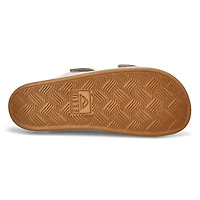 Men's Cushion Tradewind Slide Sandal - Black/Fossi