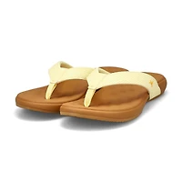 Tong CUSHION HARMONY, banane ple, femmes