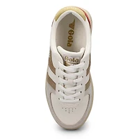 Woomen's Grandslam Trident Sneaker - White/Bone/Fl