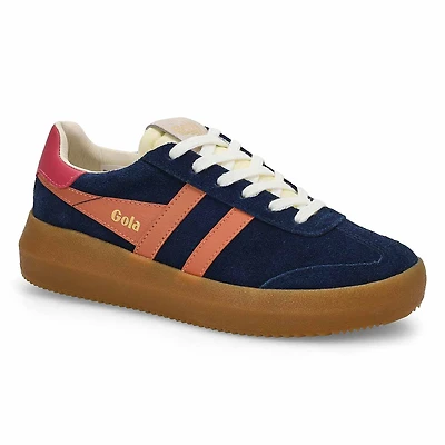Women's  Athena Lace Up Sneaker - Navy/Pink