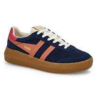 Women's  Athena Lace Up Sneaker - Navy/Pink