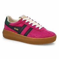 Women's  Athena Lace Up Sneaker - Navy/Pink