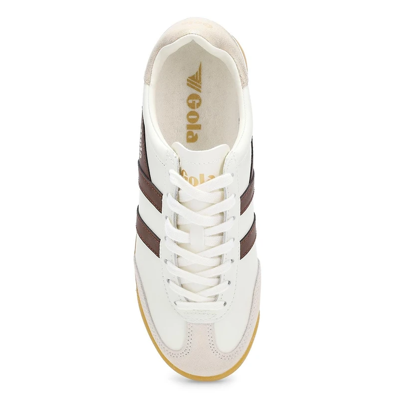 Women's Torpedo Lace Up Sneaker - Off White/Dark B