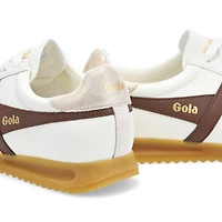 Women's Torpedo Lace Up Sneaker - Off White/Dark B
