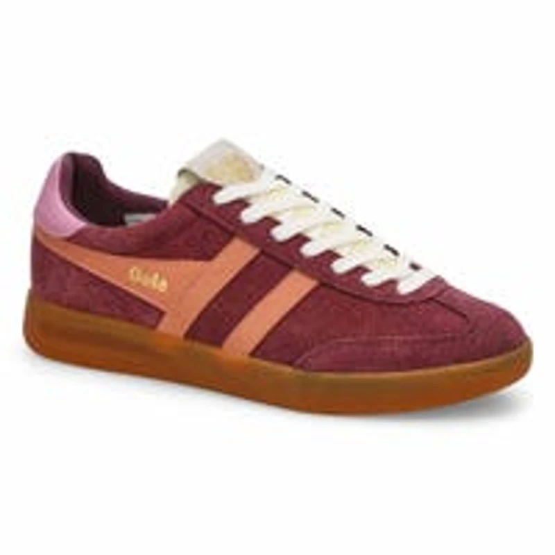 Women's Cyclone Lace Up Sneaker - Wine/Gum