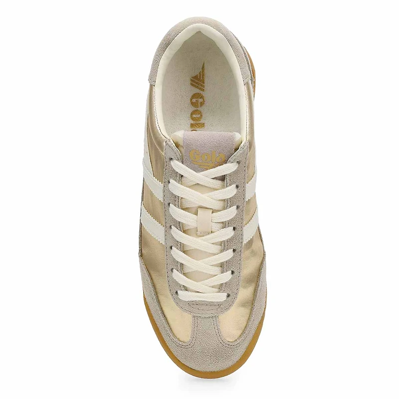 Women's Firefly Metallic Lace Up Sneaker - Gold/Of
