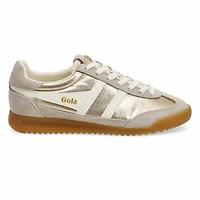 Women's Firefly Metallic Lace Up Sneaker - Gold/Of