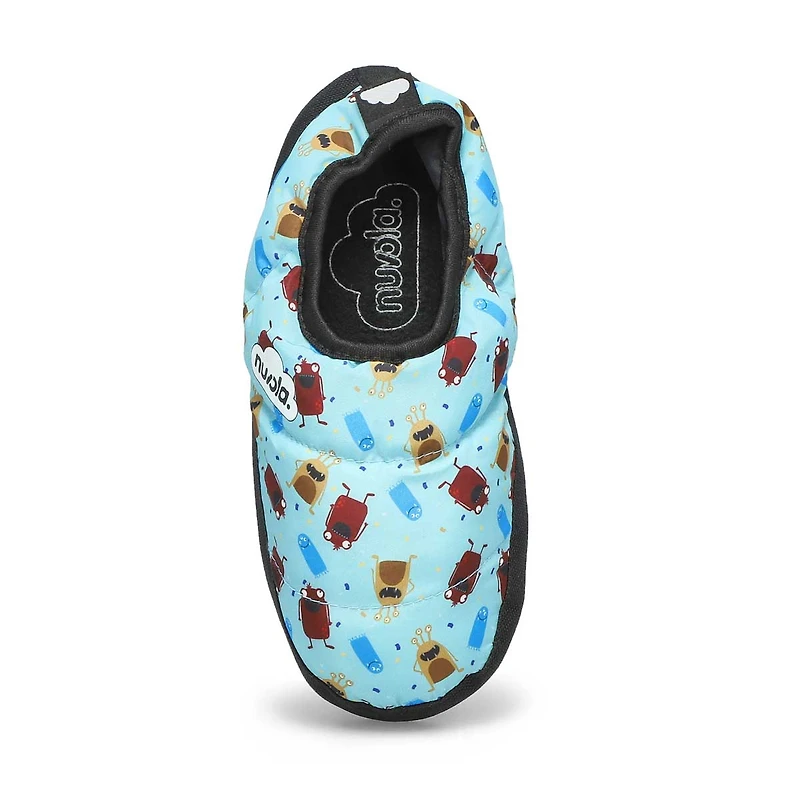 Kids' Classic Printed Monster Slipper