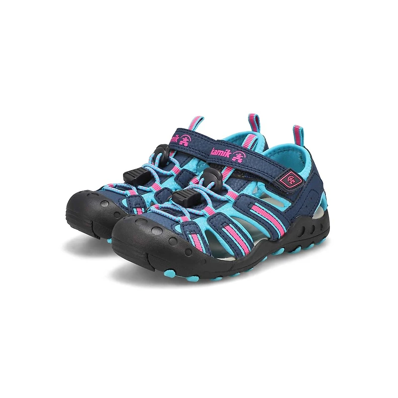Sandales fermes CRAB marine/sarcelle, tout-petits