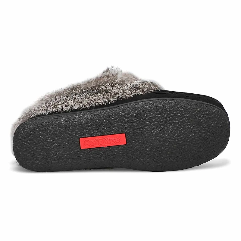 Women's Cute 5 Rabbit Fur SoftMocs