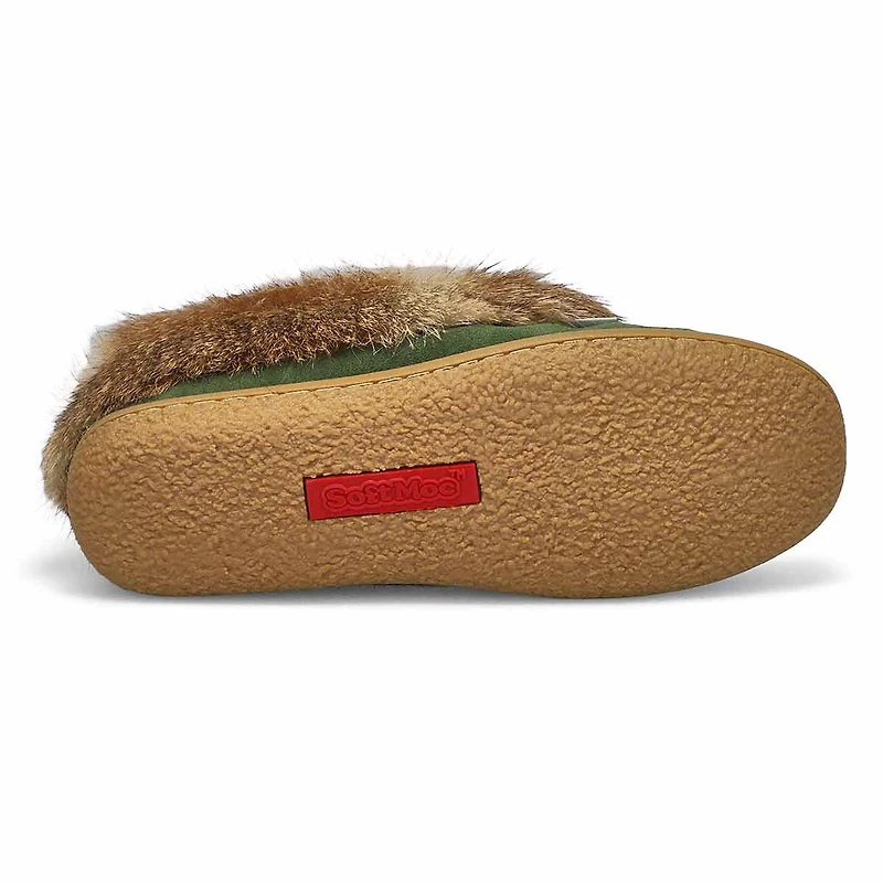 Women's Cute 5 Rabbit Fur SoftMocs