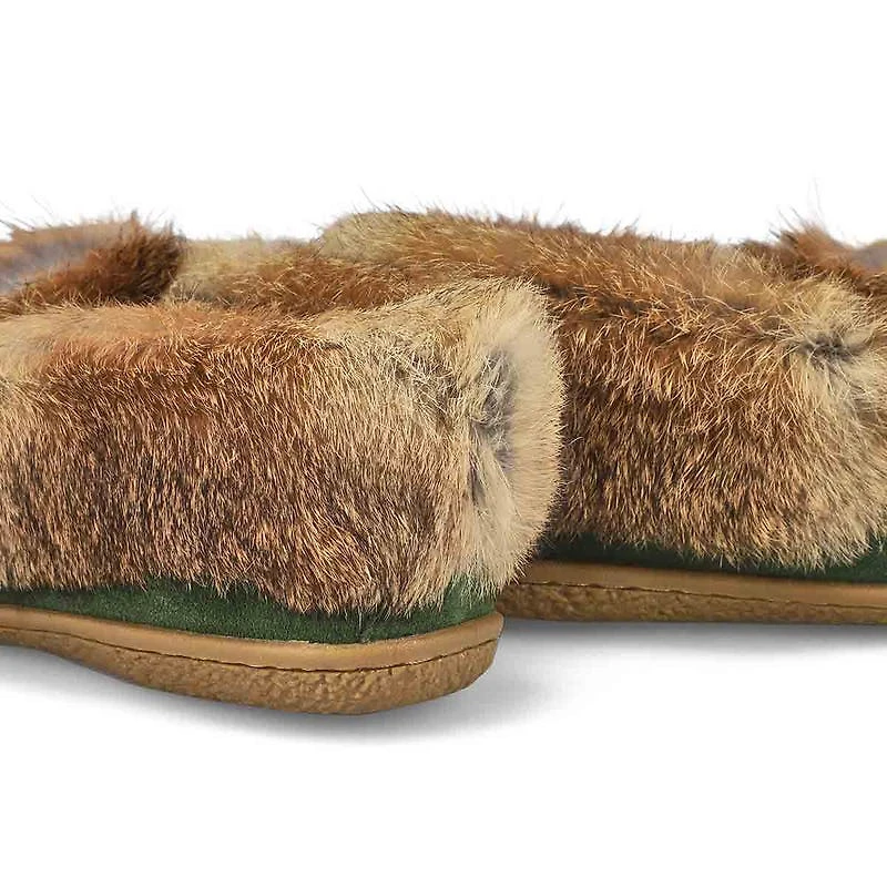 Women's Cute 5 Rabbit Fur SoftMocs