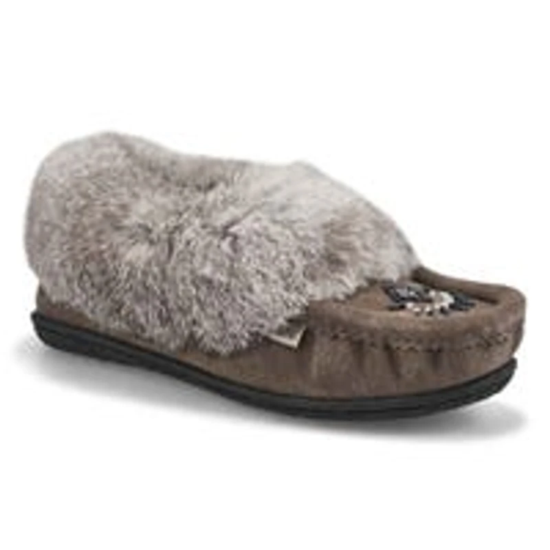 Women's Cute 5 Rabbit Fur SoftMocs