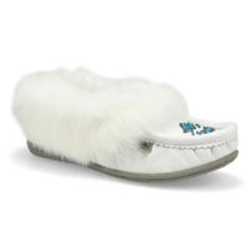 SoftMocs avec fourrure de lapin CUTE5L, noir, fe