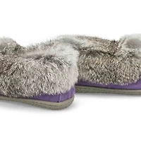 Women's Cute 5 Rabbit Fur SoftMocs
