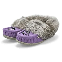 Women's Cute 5 Rabbit Fur SoftMocs