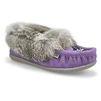 Women's Cute 5 Rabbit Fur SoftMocs