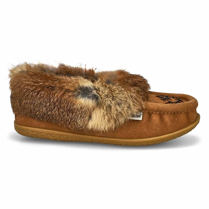 Women's Cute 5 Rabbit Fur SoftMocs