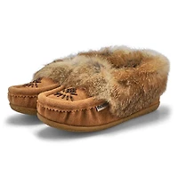 Women's Cute 5 Rabbit Fur SoftMocs