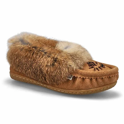 Women's Cute 5 Rabbit Fur SoftMocs